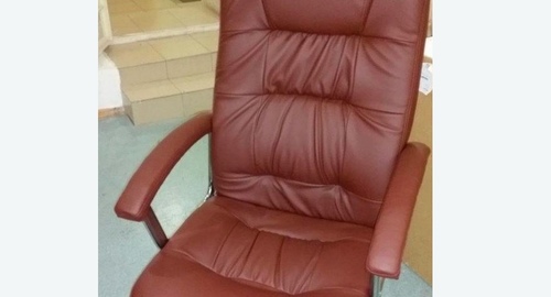 Обтяжка офисного кресла. Сортавала